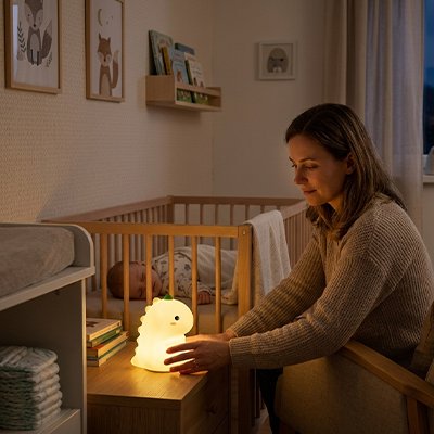 Veilleuse pour bebe en silicone doux