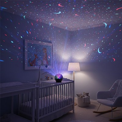 veilleuse projection USB compacte 9x9 cm
